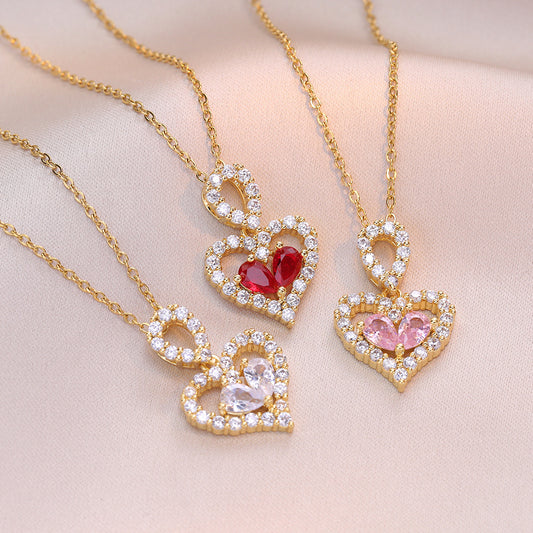Luxury Crystal Heart Necklace