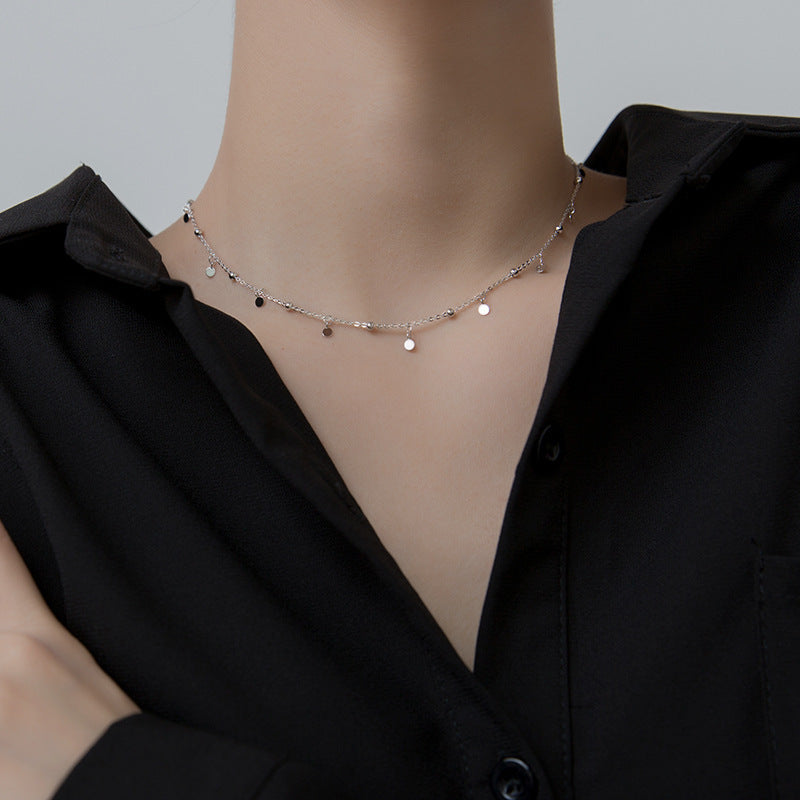 Sterling Silver Geometric Choker