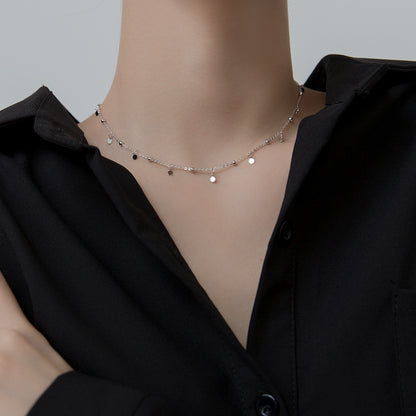 Sterling Silver Geometric Choker