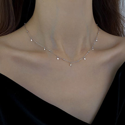 Sterling Silver Geometric Choker