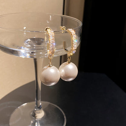 Korean Pearl Drop Earrings
