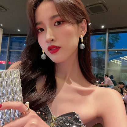 Korean Pearl Drop Earrings