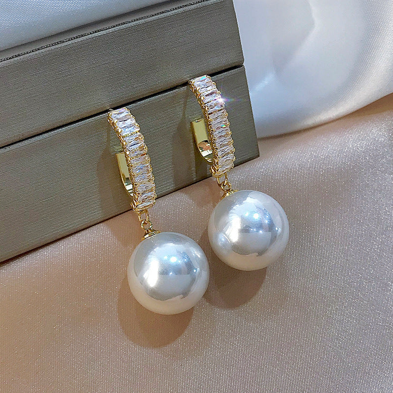 Korean Pearl Drop Earrings