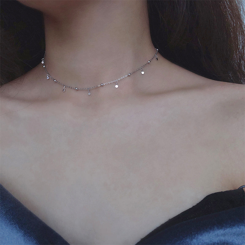 Sterling Silver Geometric Choker