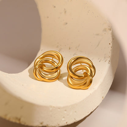 Non-Fading Circle Earrings