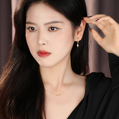 Silver Luxury Bead Earrings