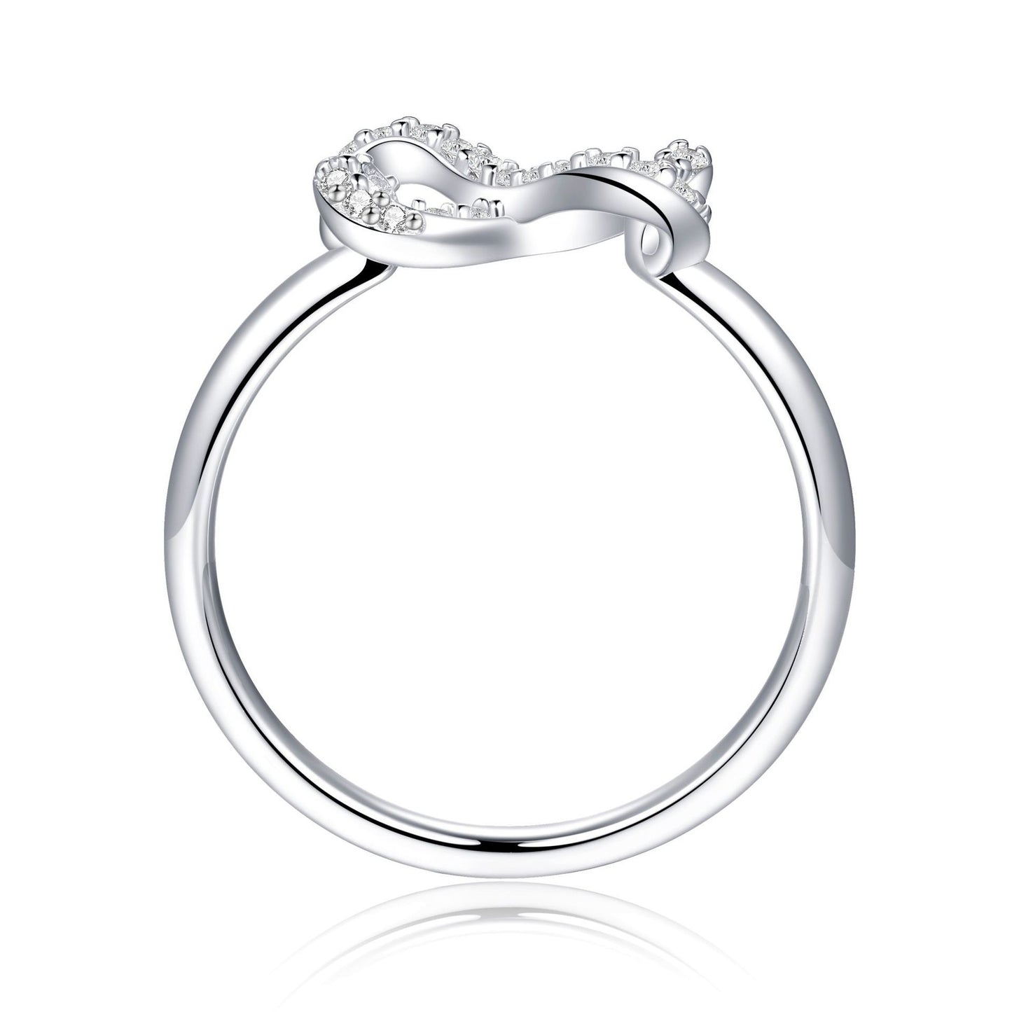 Sterling Silver Bow Ring