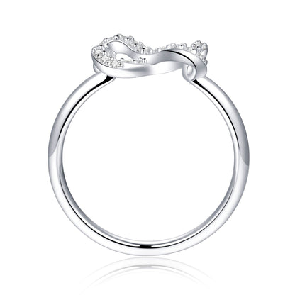 Sterling Silver Bow Ring