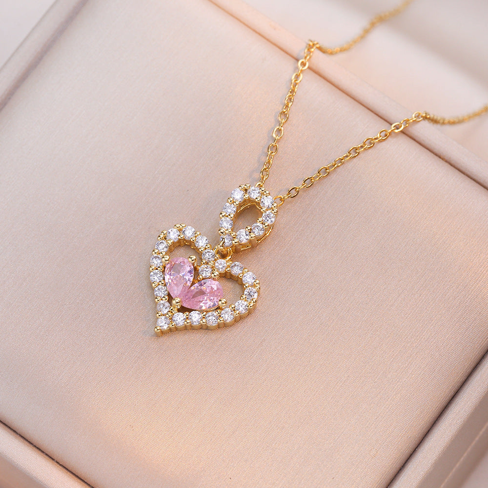 Luxury Crystal Heart Necklace