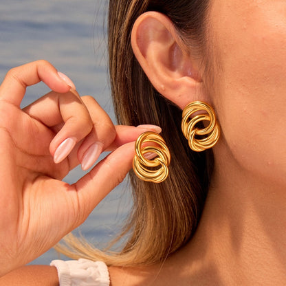 Non-Fading Circle Earrings