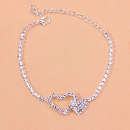 Diamond Heart Anklet