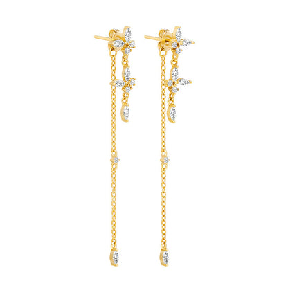 Luxury Butterfly Zircon Earrings