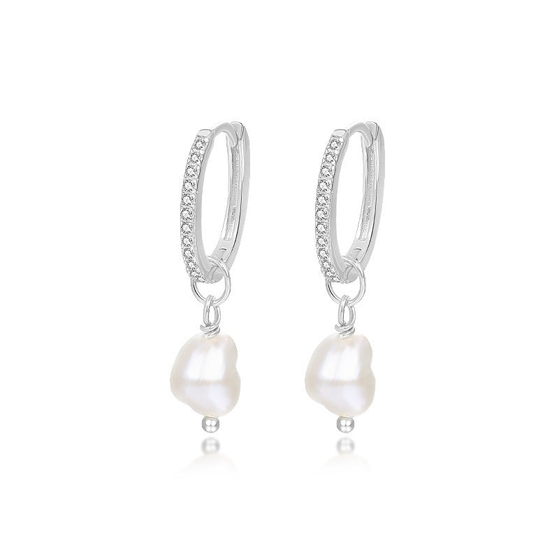 Silver Luxury Bead Earrings