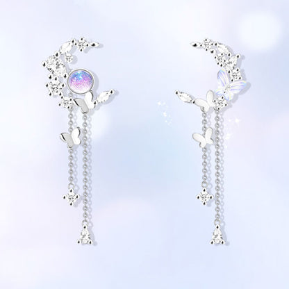 Butterfly Tassel Earrings