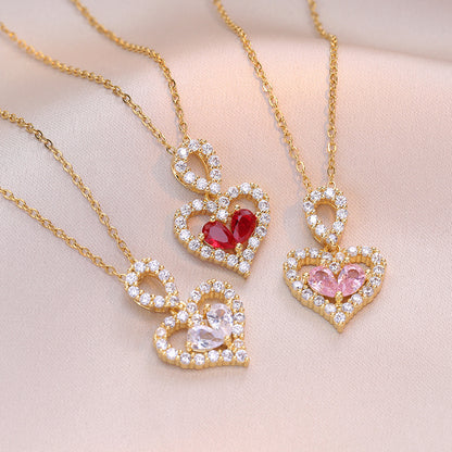 Luxury Crystal Heart Necklace