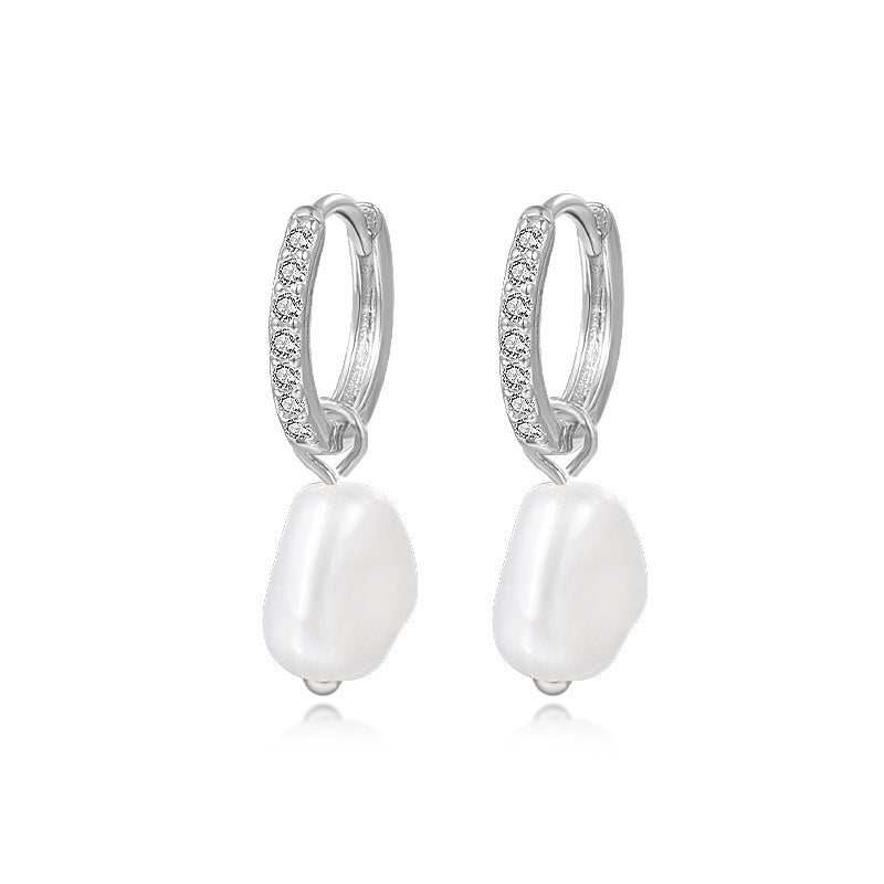 Silver Luxury Bead Earrings