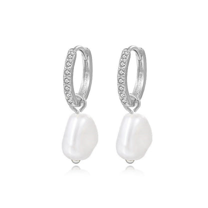 Silver Luxury Bead Earrings