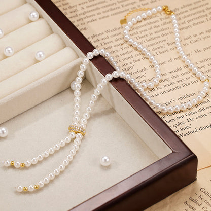 Silver Y-Shaped Necklace