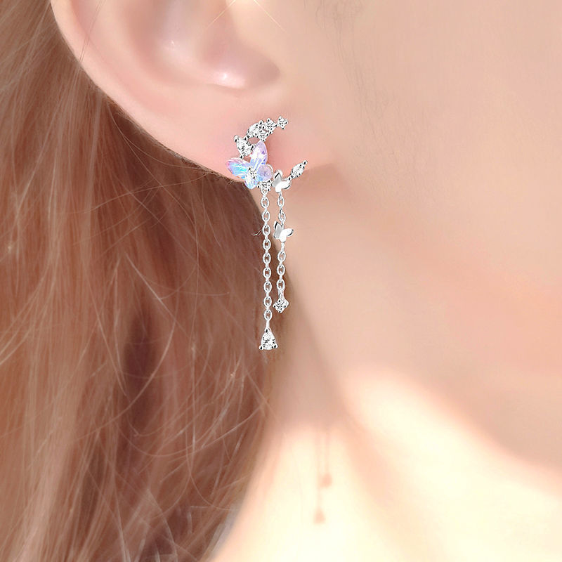 Butterfly Tassel Earrings