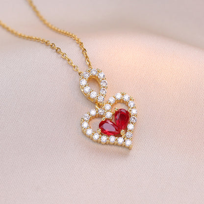 Luxury Crystal Heart Necklace
