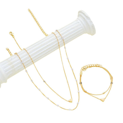 Pearl Bead Jewelry Set