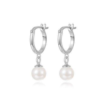 Silver Luxury Bead Earrings