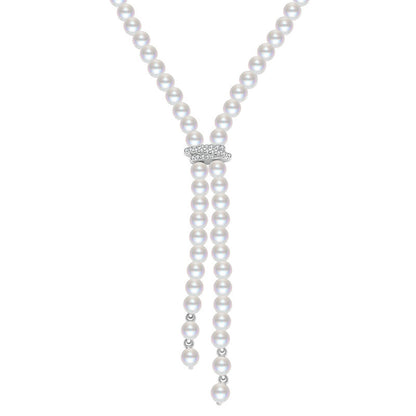 Silver Y-Shaped Necklace