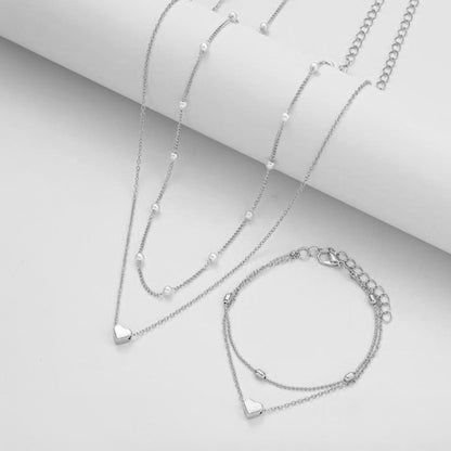 Pearl Bead Jewelry Set