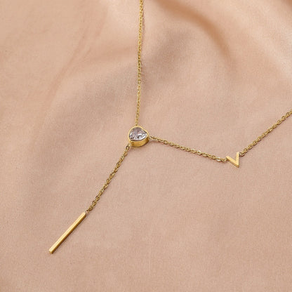 Gold Butterfly Pendant Necklace